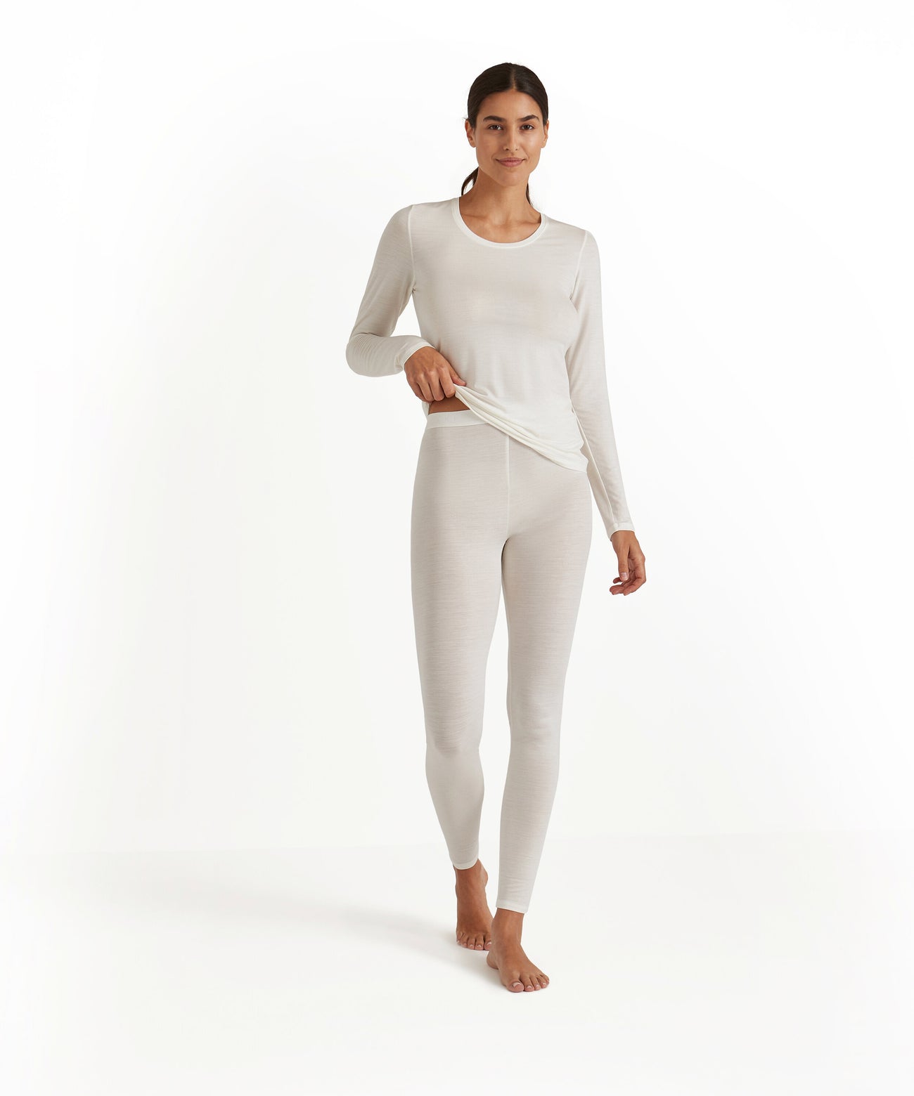 FALKE Legging Daily Climawool Dames 69056 2040 off-white Foto 12394