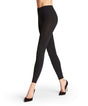 FALKE Pure Matt 100 legging in zwart, ondoorzichtig en met een matte uitstraling, perfect voor elke outfit.