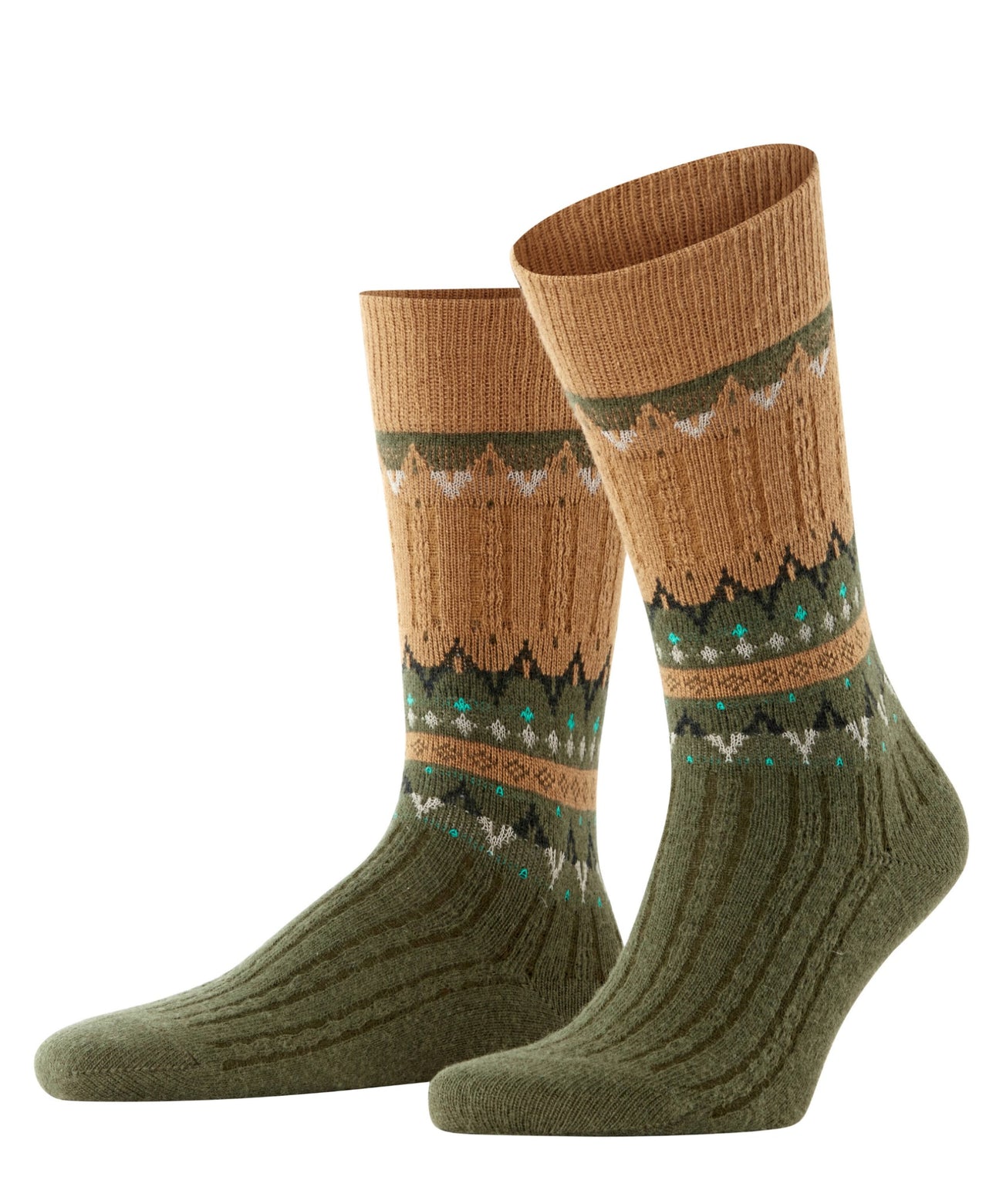 FALKE Norseman Sokken Heren 12495 1220 old brass
