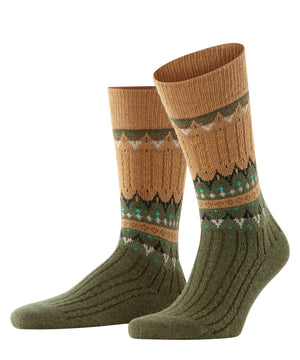FALKE Norseman Sokken Heren 12495 1220 old brass