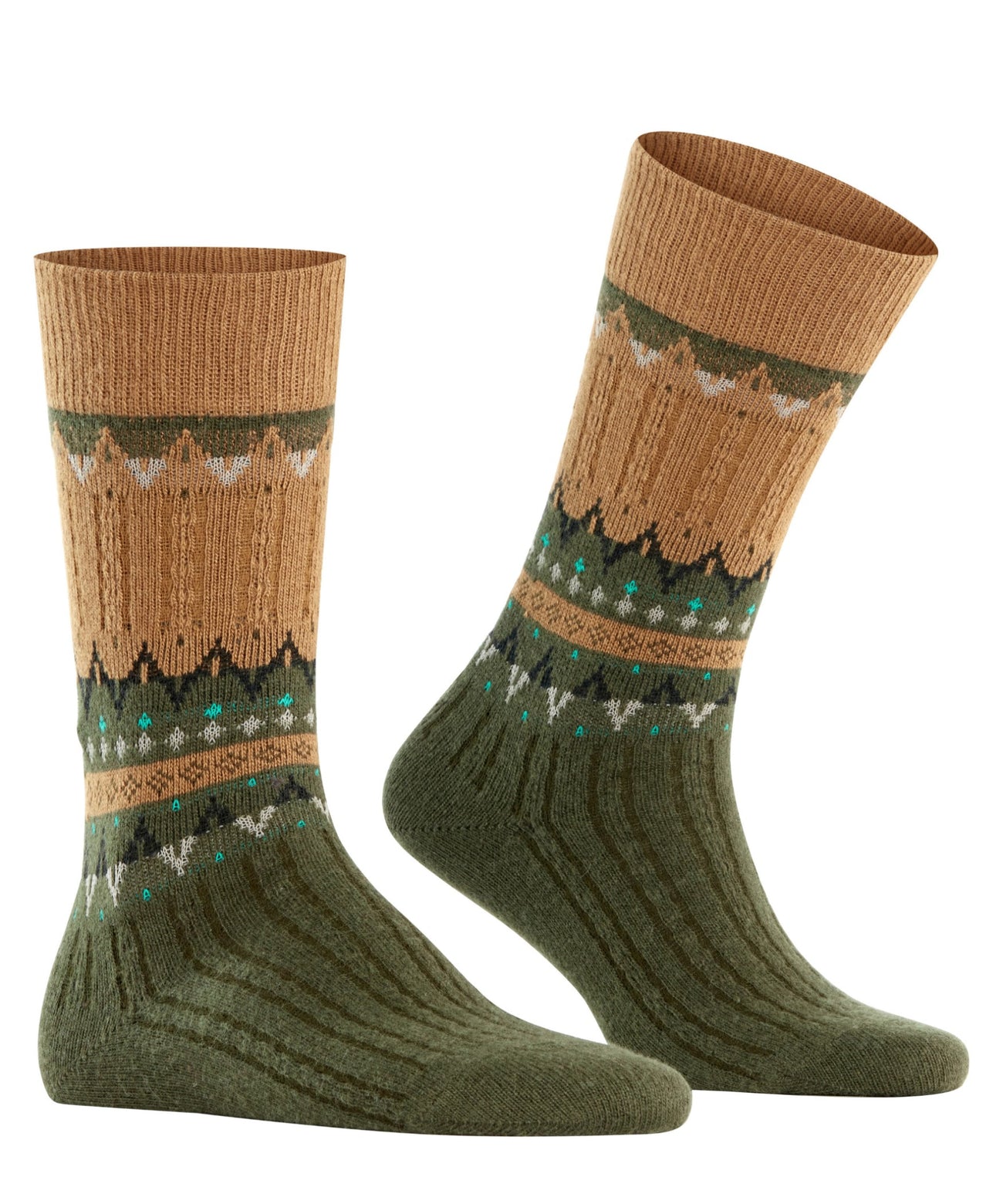 FALKE Norseman Sokken Heren 12495 1220 old brass