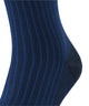 FALKE Oxford Stripe Sokken Heren 13379 6116 space blue Foto 13942