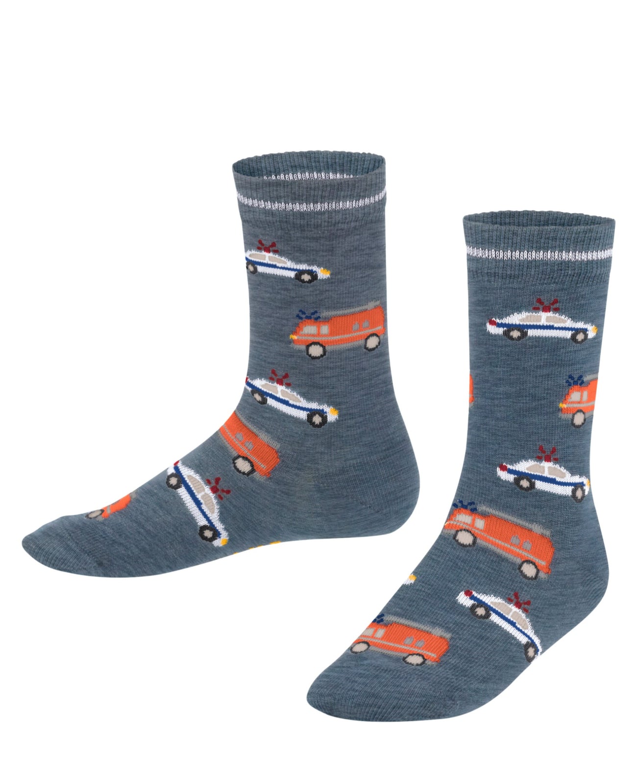 FALKE Police and Fire Cars Sokken Kinderen 12297  6660 light denim Foto 13908