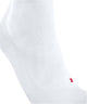 FALKE RU4 Endurance Compressie Hardloopsokken Dames 76016 2000 white detail in wit met rode accenten