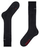 FALKE RU Compressie Kous Energy Heren in zwart, voor optimale training en herstel met anatomische pasvorm.