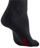 FALKE RU Compressie Kous Energy heren in zwart, ontworpen voor optimale ondersteuning en comfort tijdens sport.