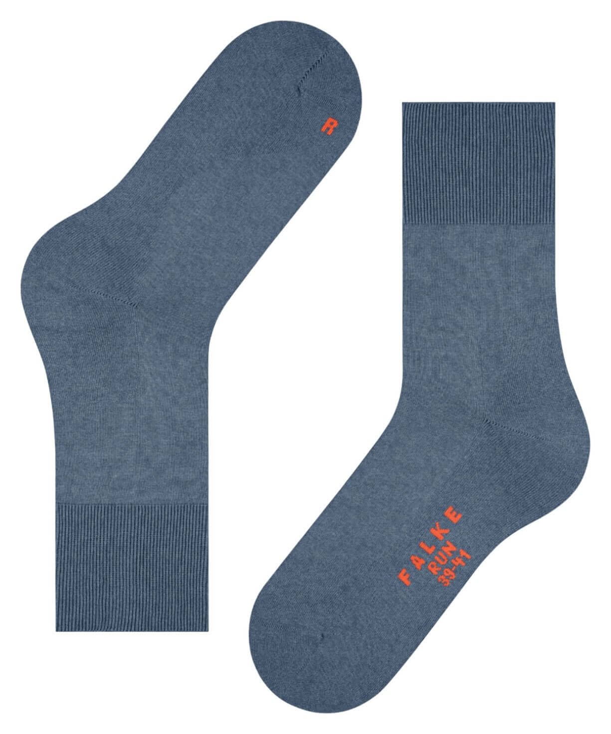 FALKE Run Hardloopsok 16605 6660 licht denim, anatomisch gevormde sokken voor sneakers en sport.