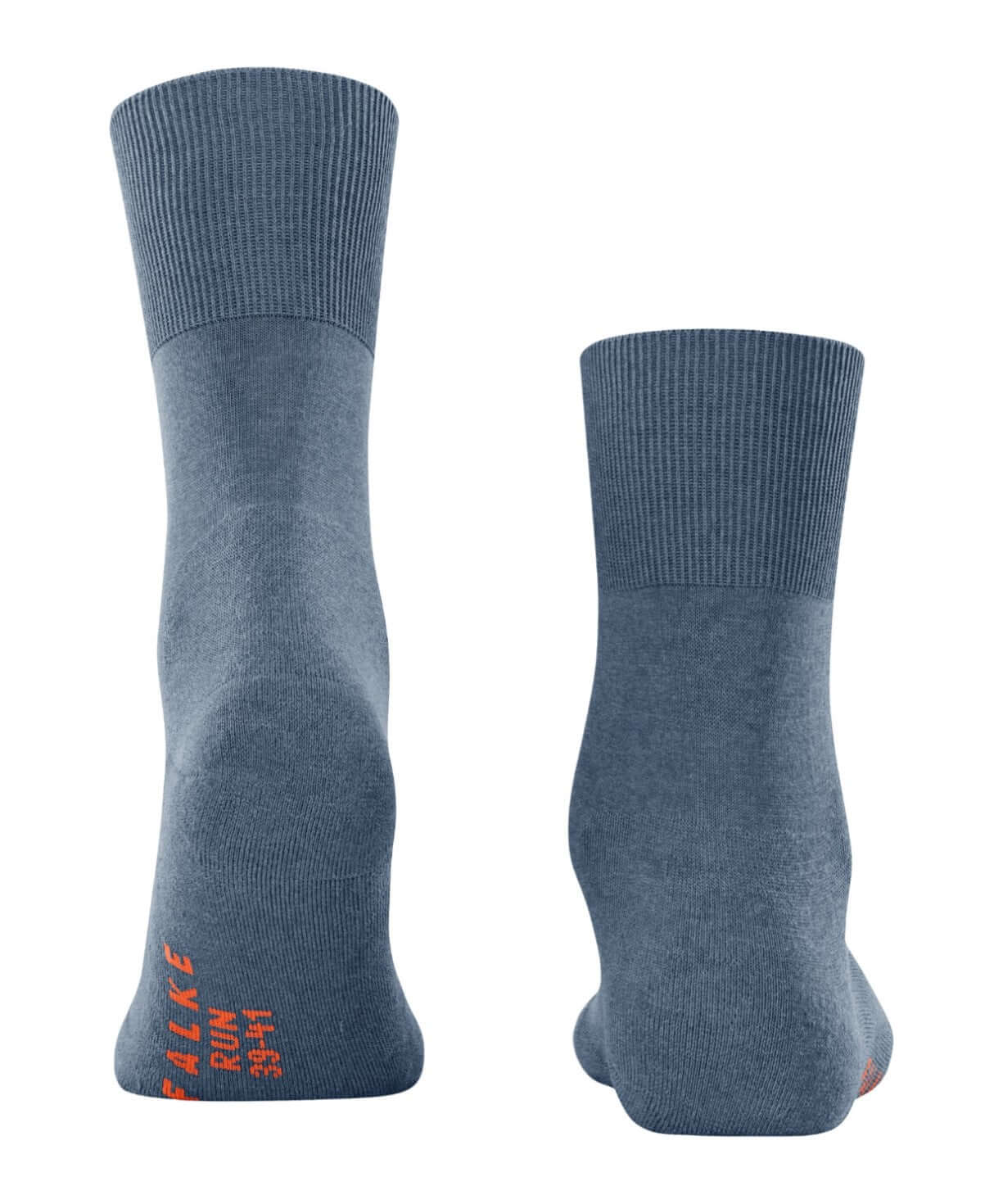 FALKE Run Hardloopsok 16605 6660 in light denim, anatomisch gevormd en ultralichte badstofzool, geschikt voor sport en dagelijks gebruik.