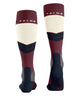 FALKE SK4 Skisok Dames 16551 8117 merlot, licht gevoerde skisokken voor optimale bescherming en comfort.