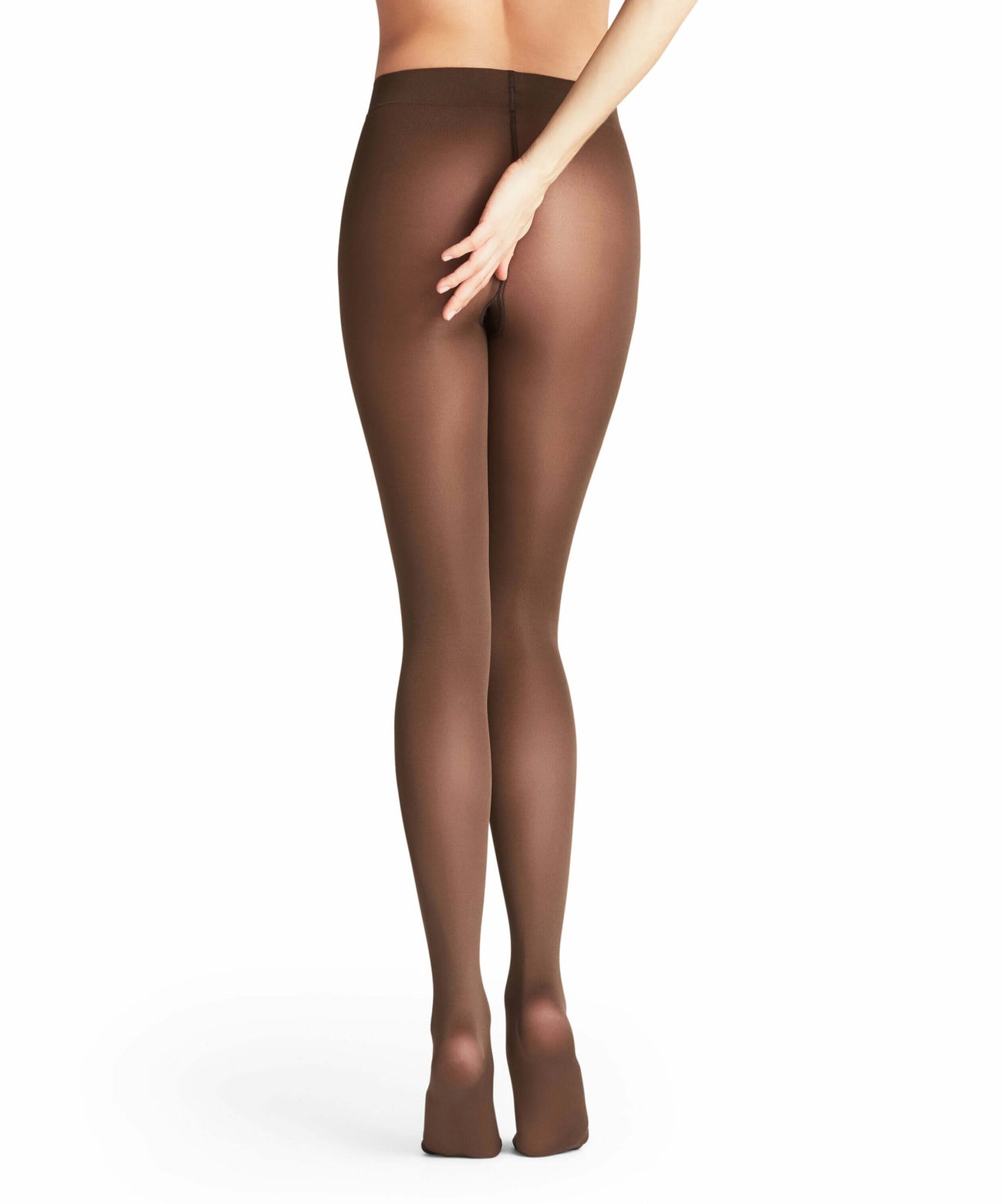 FALKE Seidenglatt panty 40 denier in bruin, comfort en stijl voor dames, zacht en licht glanzend.