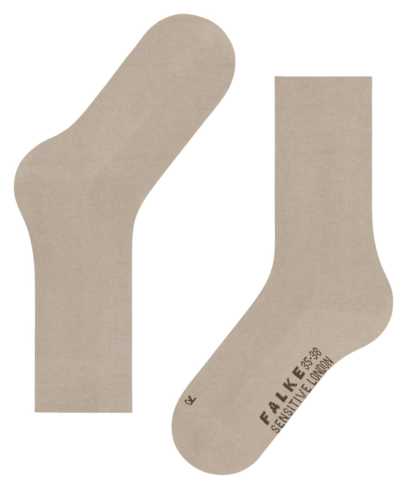 FALKE Sensitive Londen Sokken Dames 46472 4541 linen mel.