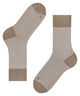 FALKE Sensitive Londen Special Edition Sokken Heren 12426 4390 sesame in beige met design