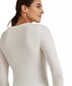 FALKE Shirt Lange Mouw Daily Climawool Dames 69055 2040 off-white Foto 12385