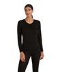 FALKE Shirt Lange Mouw Daily Climawool Dames 69055 3000 black Foto 12375