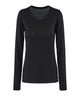 FALKE Shirt Lange Mouw Daily Climawool Dames 69055 3000 black Foto 12380