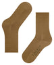 FALKE SoftMerino Sokje 47488 1220 old brass, comfortabele sokken van merino wol en katoen.
