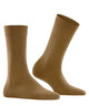 FALKE SoftMerino Sokje 47488 1220 old brass, comfortabele merino sokken in olijfkleur.