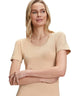 FALKE T-Shirt 2-PACK Daily Comfort Dames 69100 4220 camel Foto 13072