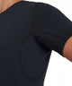 FALKE Daily Climate Control T-shirt in midnight met ronde hals en Outlast-technologie.
