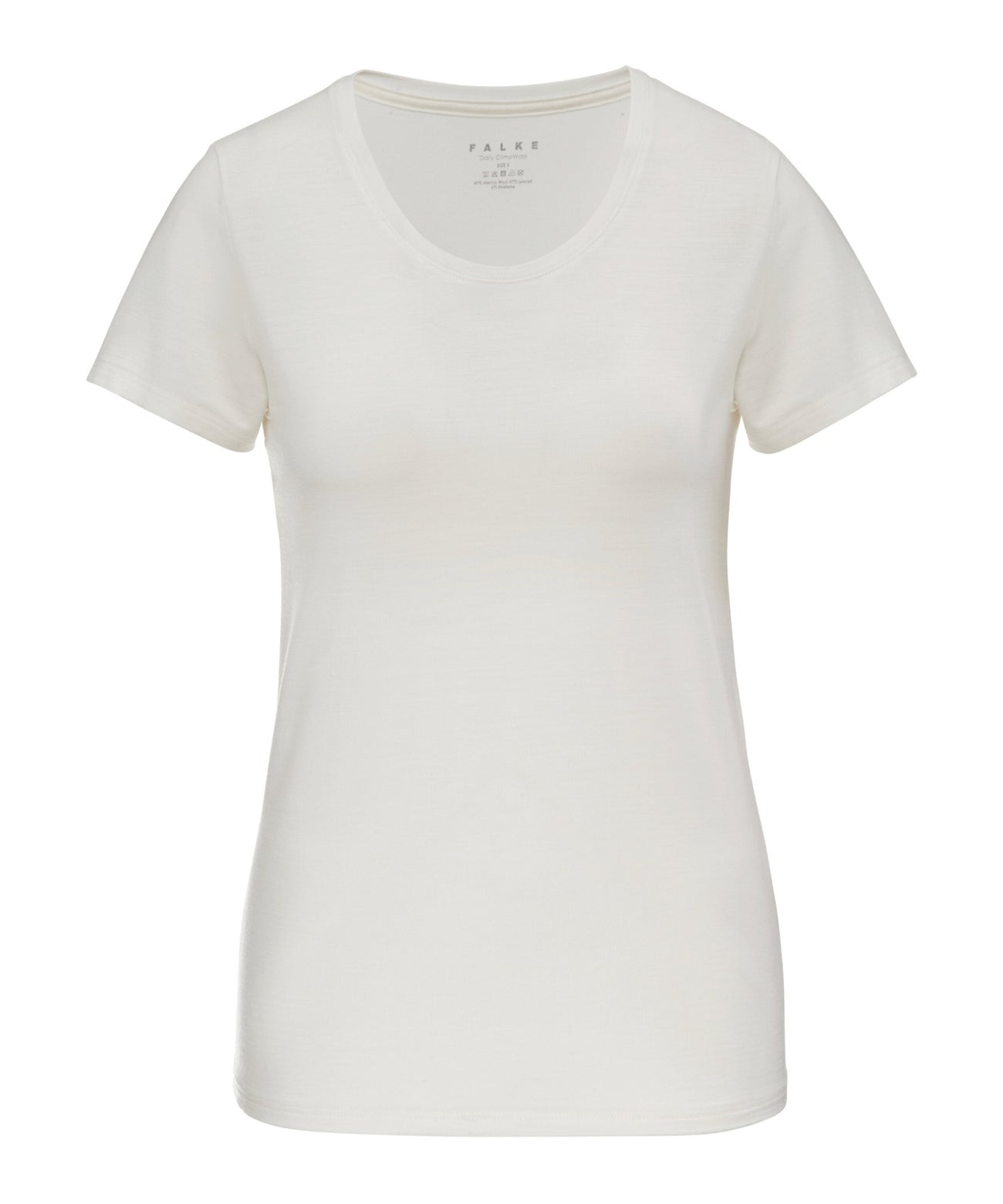 FALKE T-Shirt Daily Climawool Dames 69060 2040 off-white Foto 12006