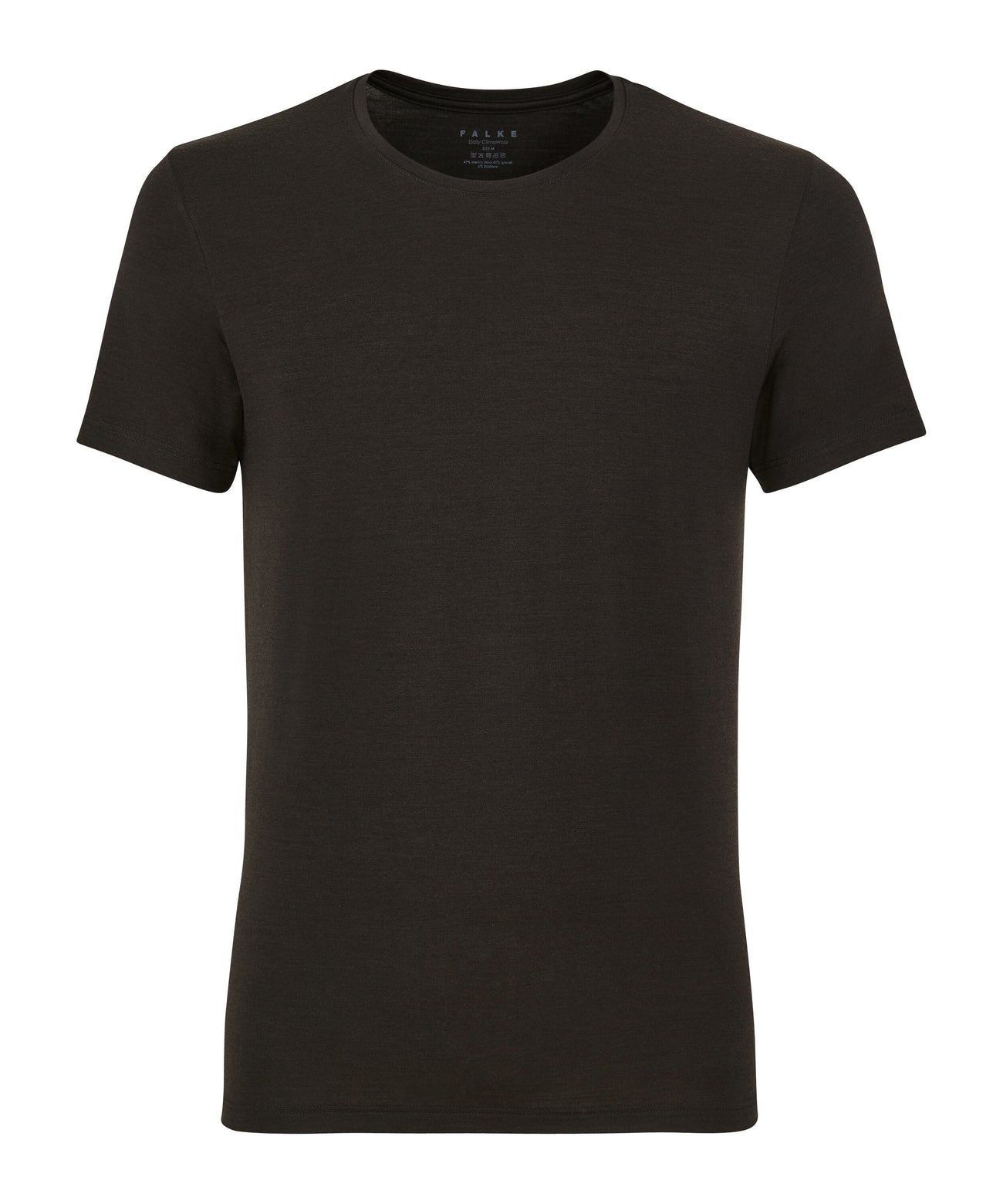 FALKE T-Shirt Daily Climawool Heren 68040 3000 black Foto 12041