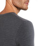 FALKE T-Shirt V-Hals Daily Climawool Heren 68042 3278 dark grey -heather Foto 12580