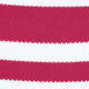 Close-up of a red and white striped fabric, showcasing texture and color contrast.