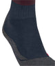 FALKE TK2 dames wandelsok in barolo kleur met anatomische voeringen voor optimale bescherming en comfort.
