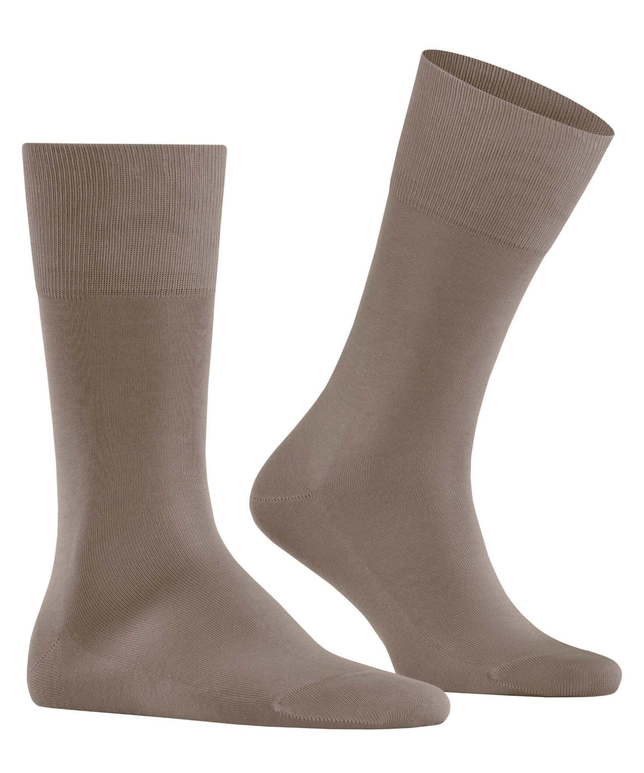 FALKE Tiago Sokken Heren 14792 5415 nutmeg, lichte fijngeweven katoenen sokken in nutmeg kleur.