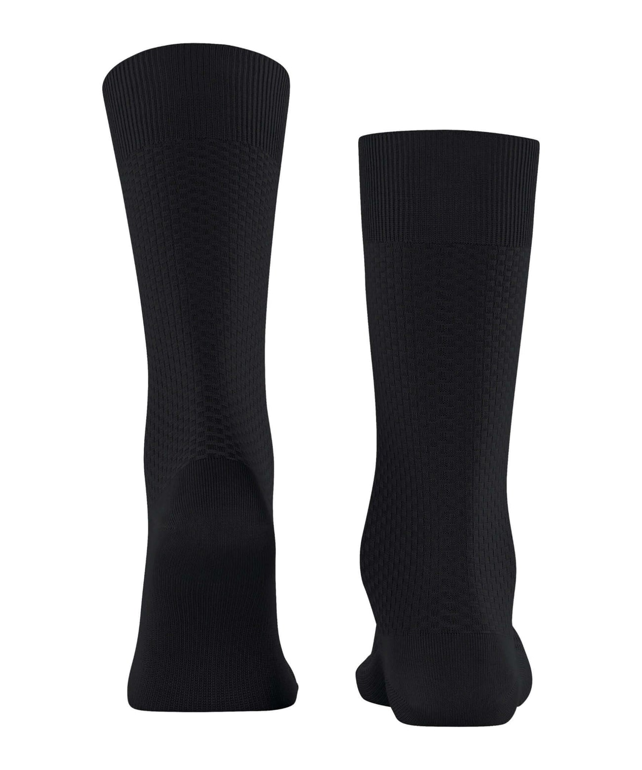 FALKE Tiago Special Edition Fantasiesokken Heren 12476 3000 black achterkant en voorkant weergave