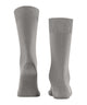 FALKE Tiago Special Edition Fantasiesokken Heren 12476 3225 lunar in grijs met vierkant gebreide structuur.