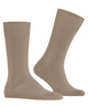 FALKE Tiago Special Edition Fantasiesokken Heren 12476 4390 sesame in een stijlvolle beige kleur met vierkant gebreide structuur.