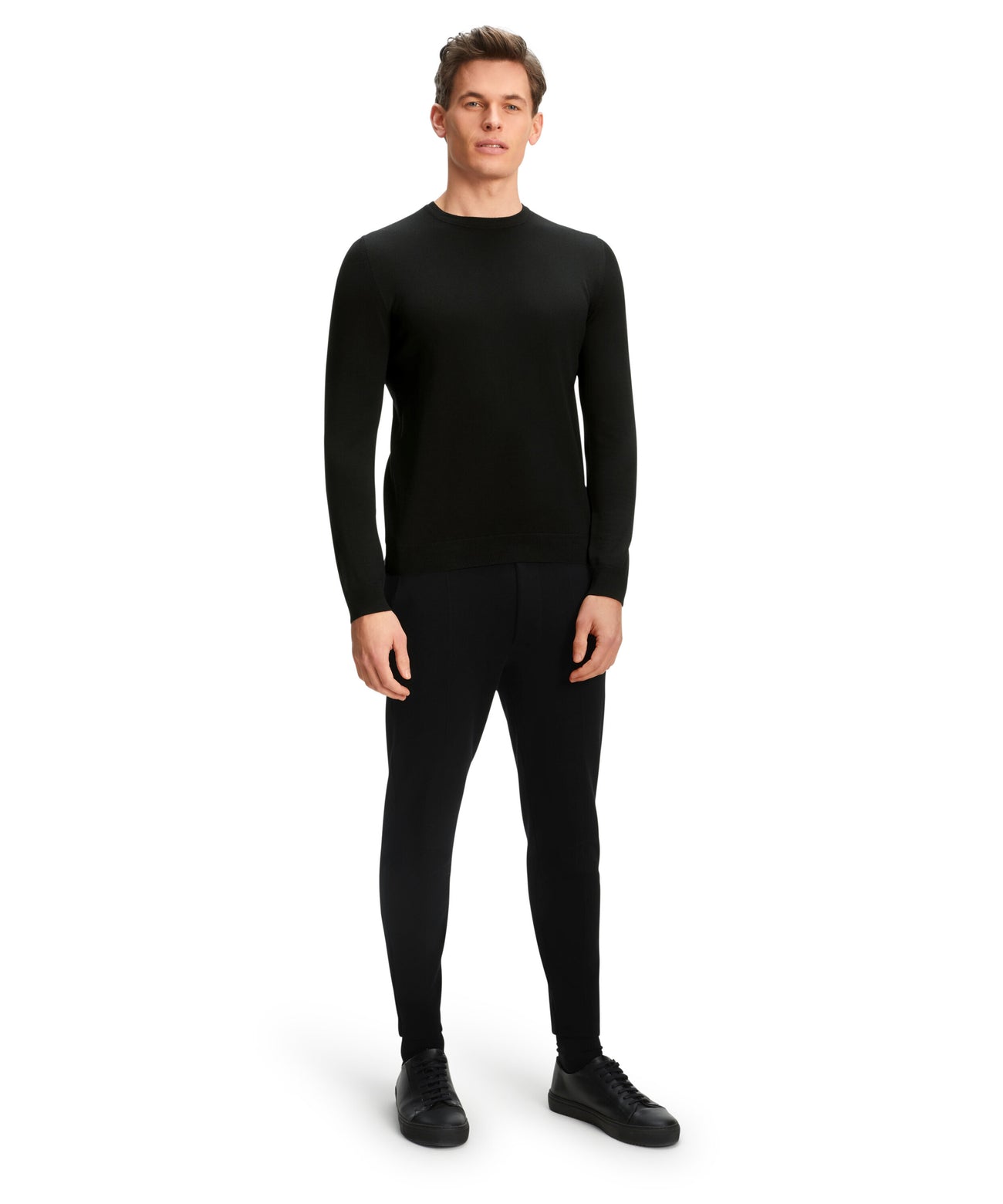 FALKE Trui Merino Ronde Hals Heren 60910 3000 black Foto 11304