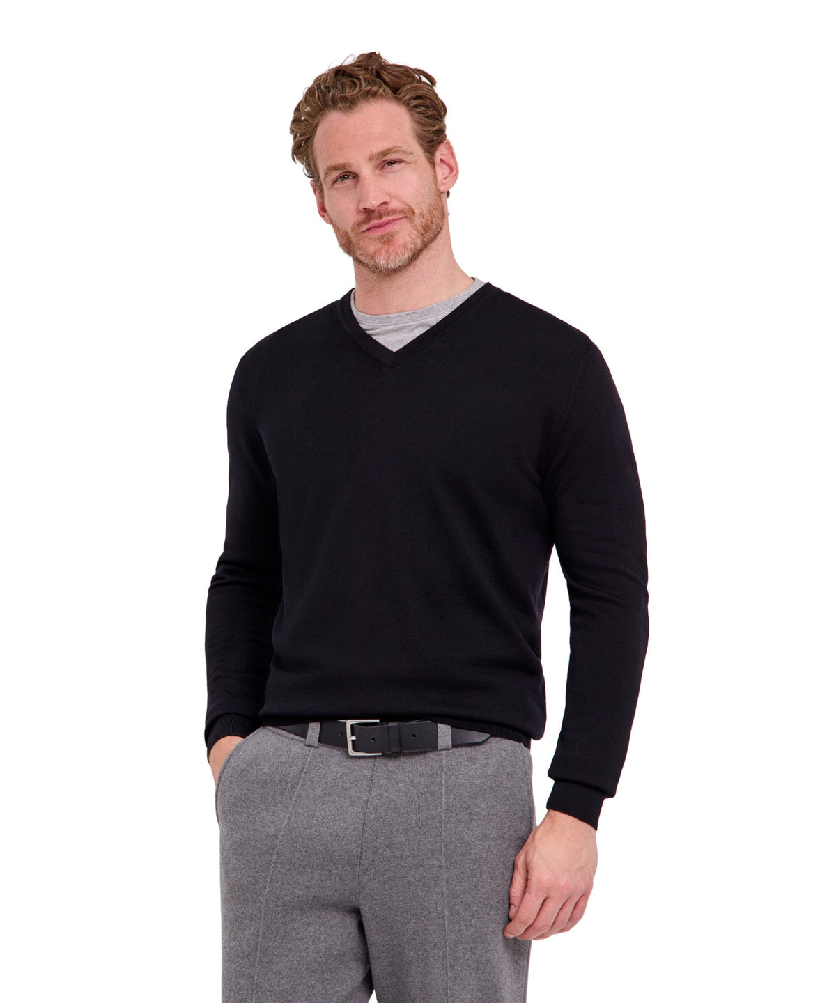 FALKETruiMerinowolV-hals609113000black__1
