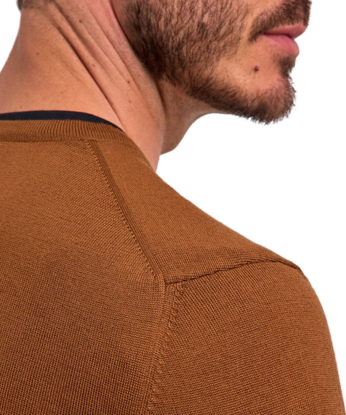 FALKETruiMerinowolV-hals609115100brown__5