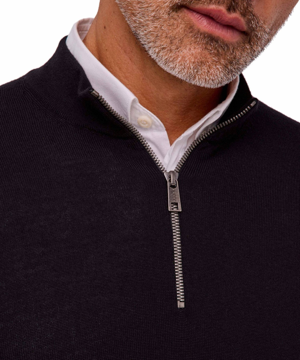 FALKETruiPureMerinoWoolZipHeren609153000black__4