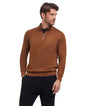 FALKETruiPureMerinoWoolZipHeren609155100brown__1