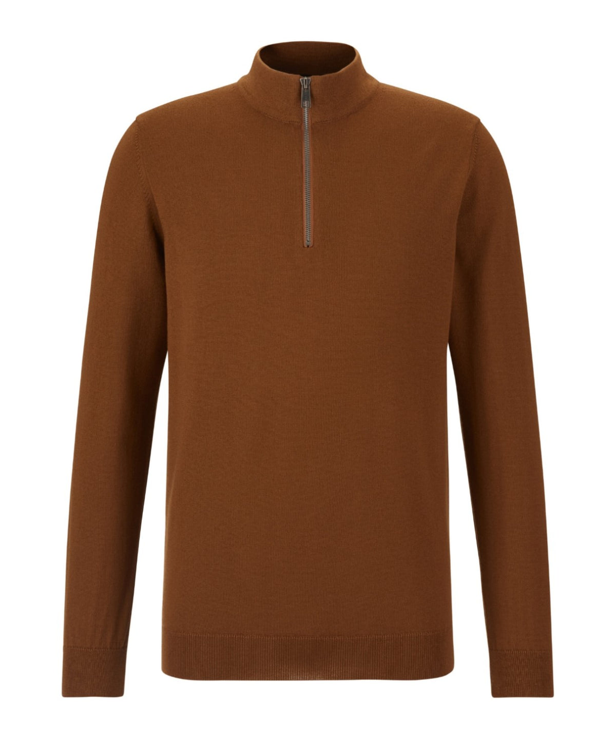 FALKETruiPureMerinoWoolZipHeren609155100brown__6