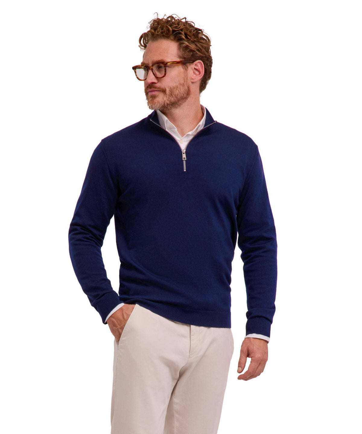 FALKETruiPureMerinoWoolZipHeren609156116spaceblue__1