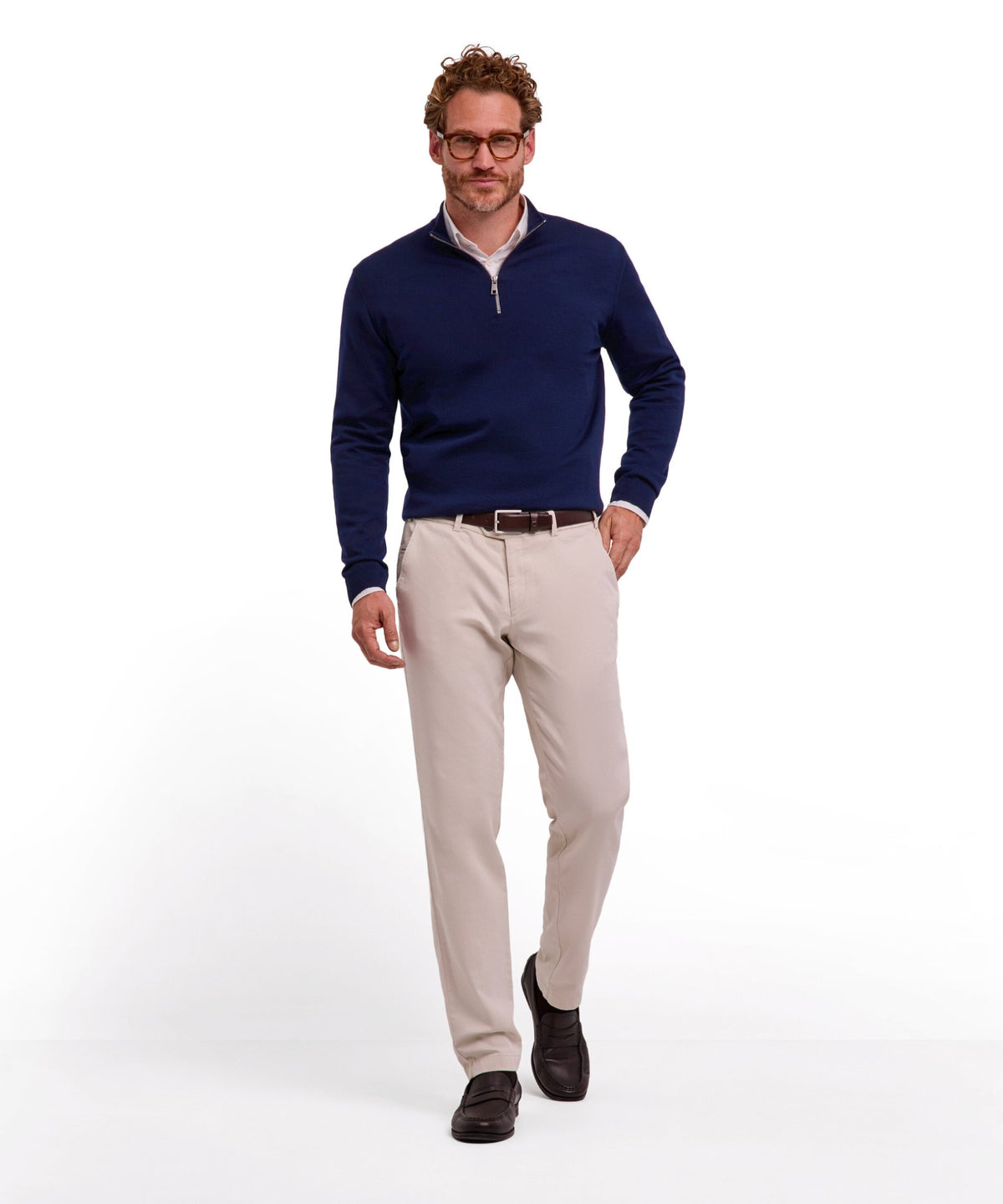 FALKETruiPureMerinoWoolZipHeren609156116spaceblue__3