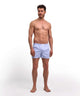 FALKE Wijde Boxershort Heren 68045 6755 light blue model in een lichte boxer.