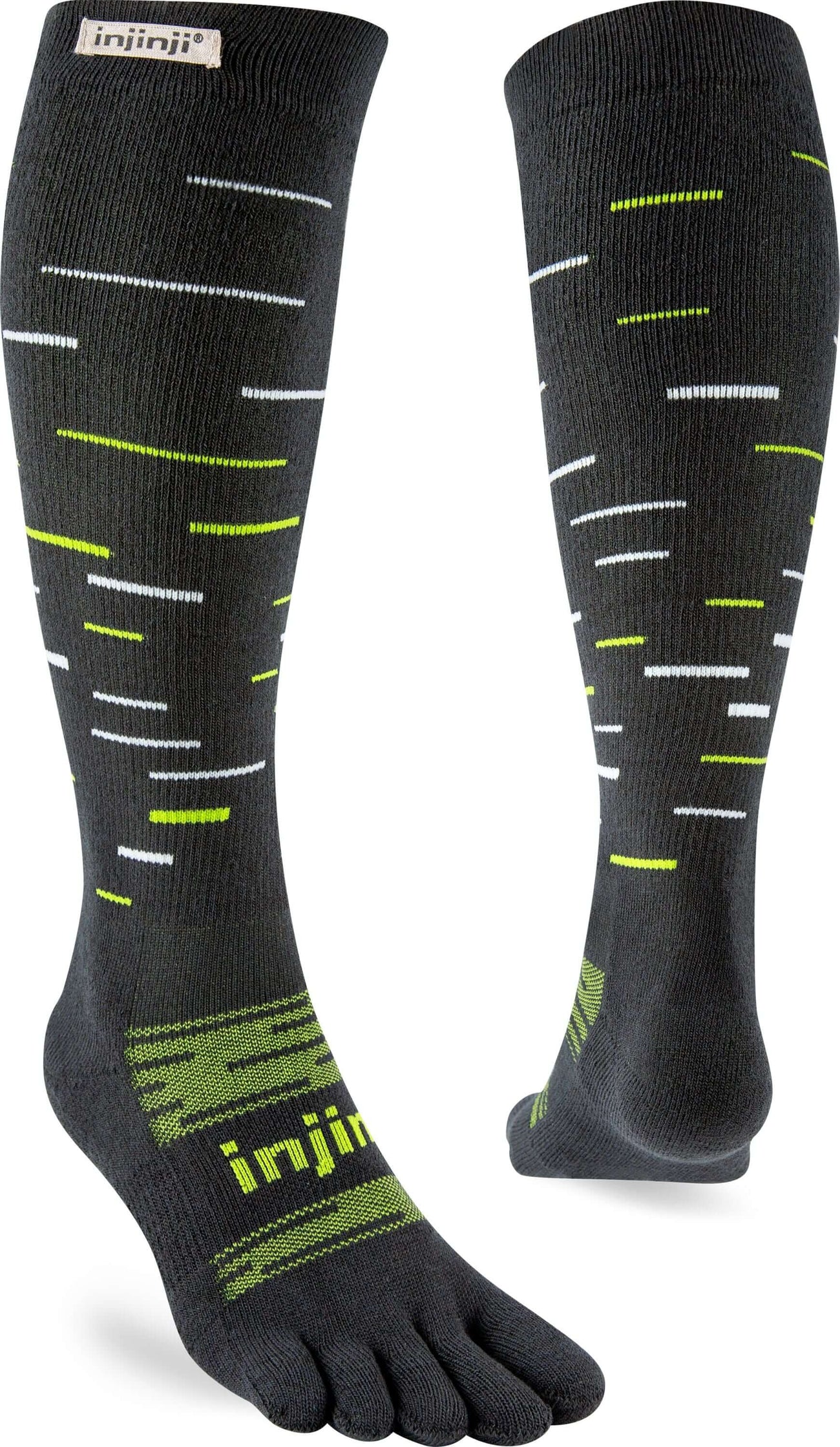 Injinji Skisokken Snow OTC Unisex 233790 80 Grey, warme en blaarvrije skisokken met anatomische pasvorm.