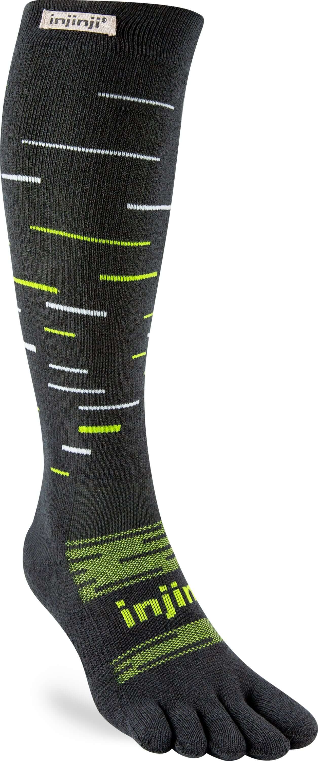 Injinji Skisokken Snow OTC Unisex 233790 80 Grey met ademende en isolerende eigenschappen voor optimale warmte.