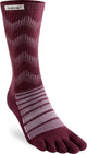 Injinji Teensokken Outdoor Midweight Crew Wool Unisex IS223670 40 Red, merinowol, ergonomische pasvorm, wandelsport.
