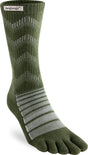 Injinji Teensokken Outdoor Midweight Crew Wool Unisex IS223670 50 Green - comfortabele wandelsokken met vijf tenen design.