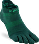 Injinji hardloopsokken in jade groen, ultradun met teenverdeling voor optimaal comfort tijdens het hardlopen.
