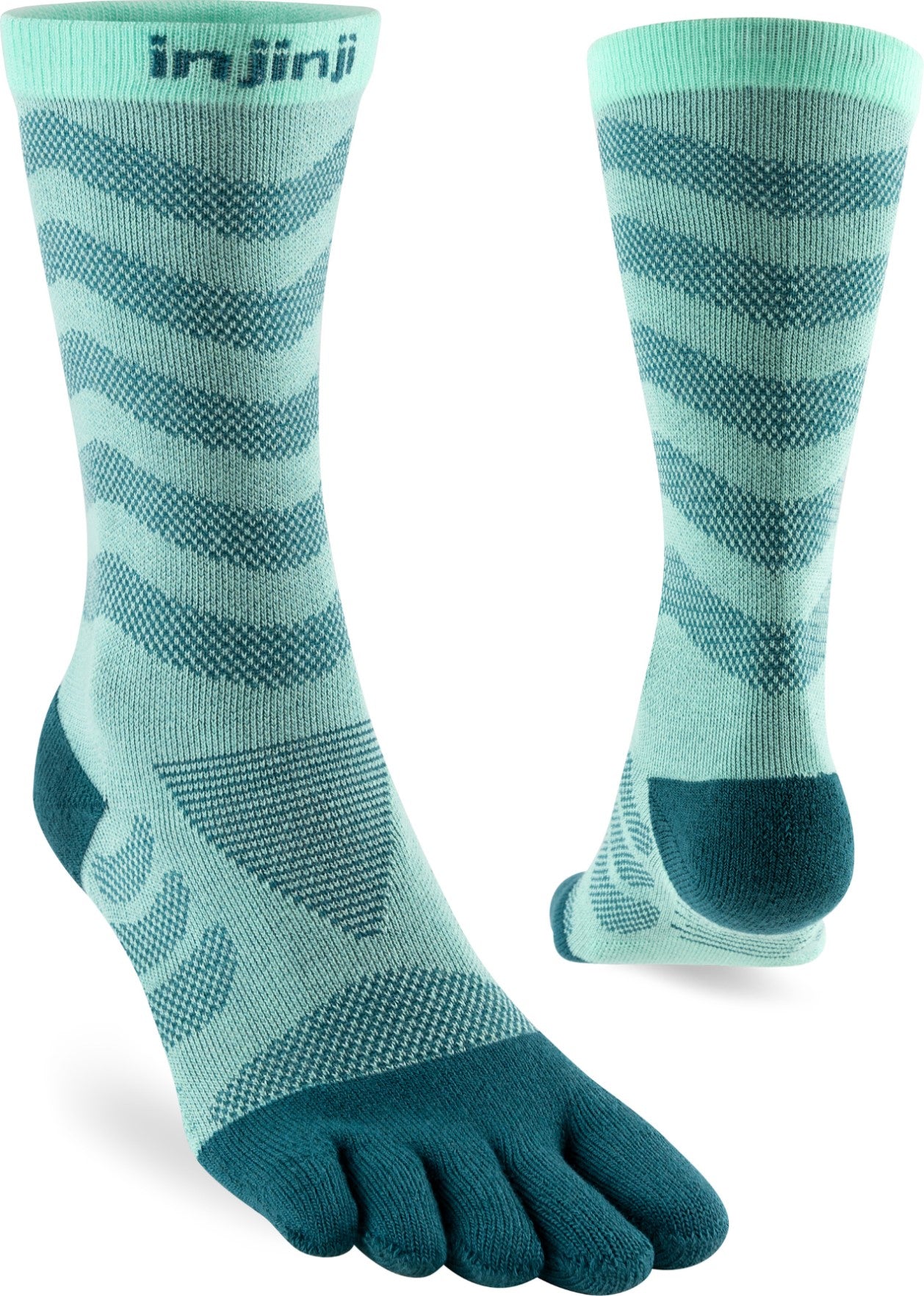 InjinjiTeensokkenUltraRunCrewCoolmaxDamesIS40117150Green__1
