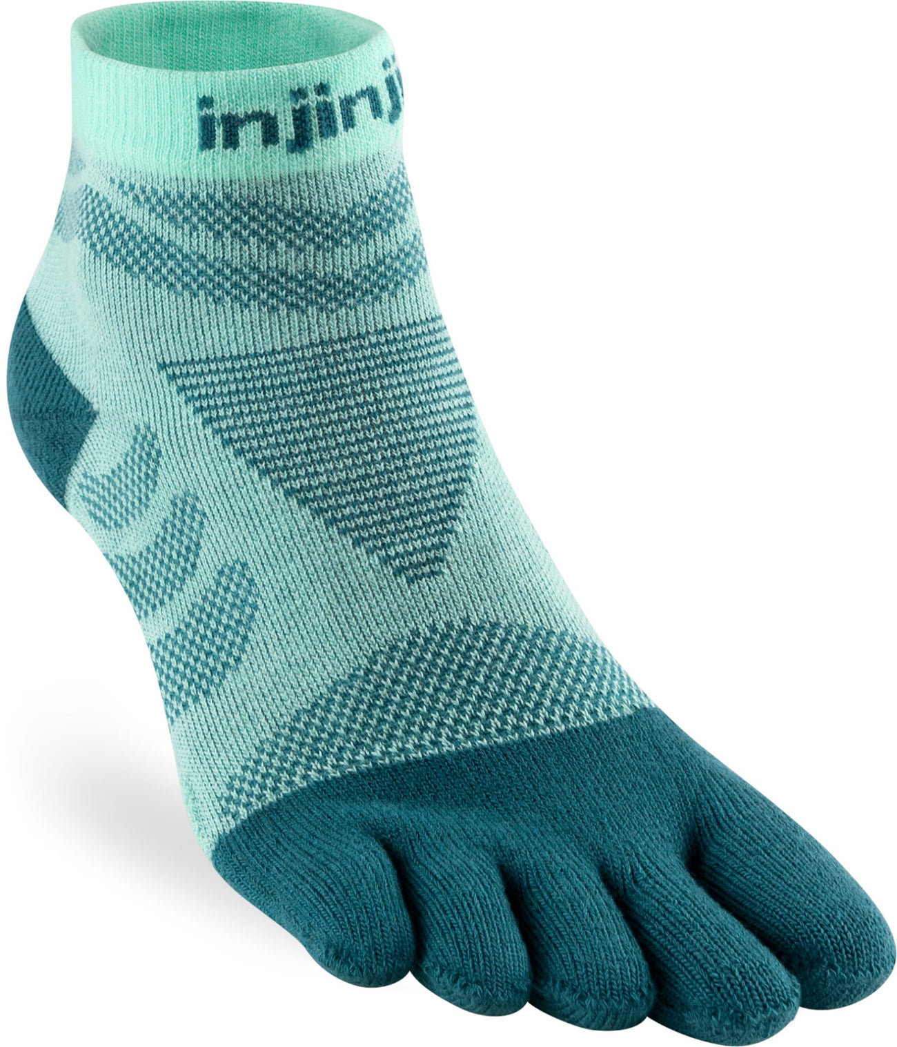 InjinjiTeensokkenUltraRunMiniCrewCoolmaxDamesIS40113150Green__1
