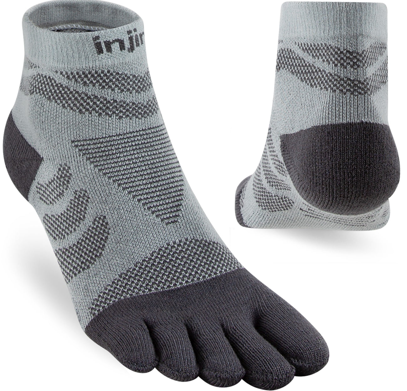 InjinjiTeensokkenUltraRunMiniCrewCoolmaxDamesIS40113180Grey__2