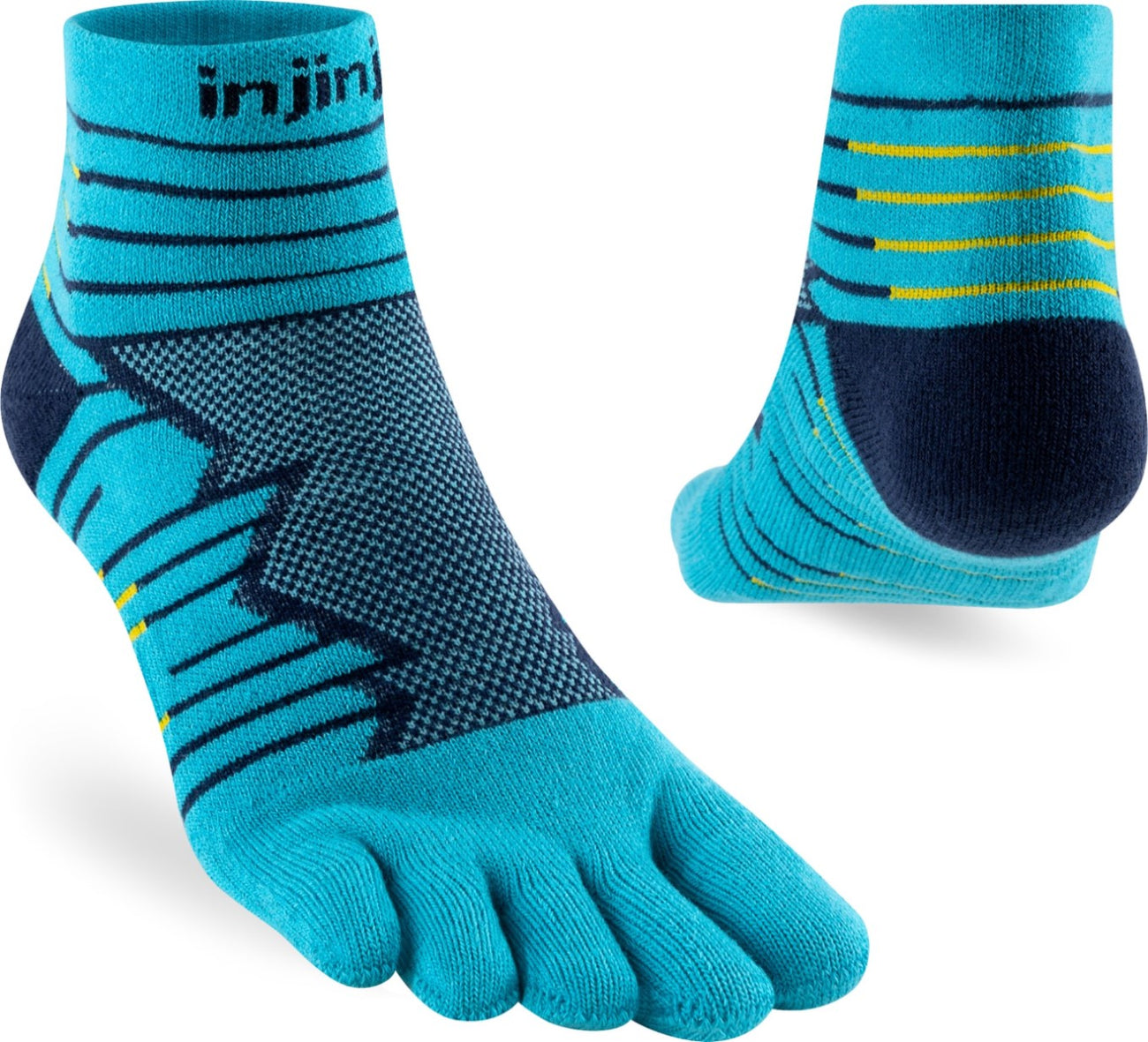 InjinjiTeensokkenUltraRunMiniCrewCoolmaxUnisexIS40113060Bleu__2